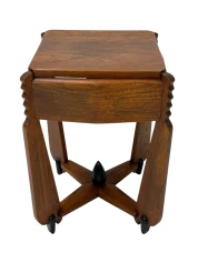 Art Deco Amsterdamse School Side Table by Architect Christiaan Bartels, 1920s